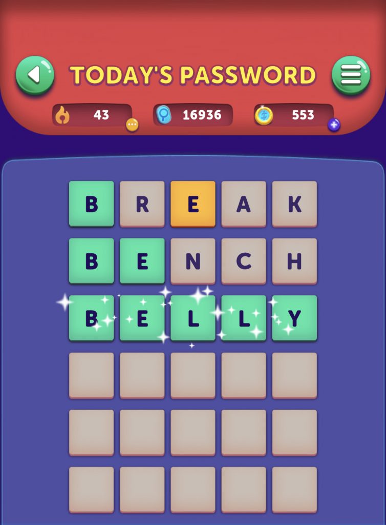 CodyCross Today's Password June 20 2023 Answer